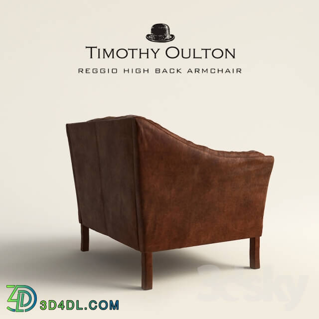 Arm chair - REGGIO HIGH BACK ARMCHAIR_ Timothy Oulton