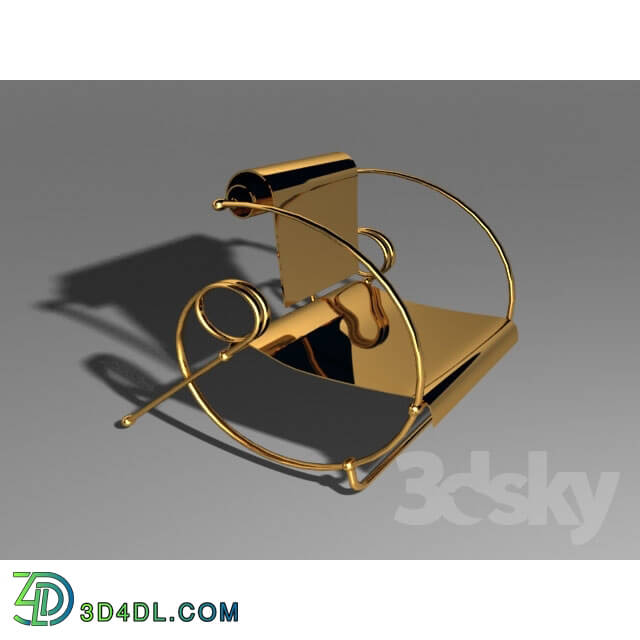 Chair - Golden Armchair