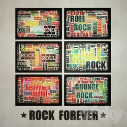 Frame - Posters _quot_Rock _amp_ Roll_quot_ 