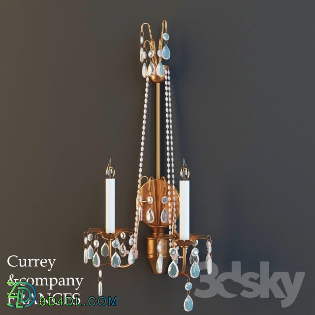 Wall light - Currey_Company FRANCES WALL SCONCE