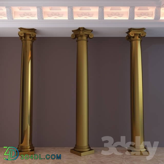 Decorative plaster - Column composite