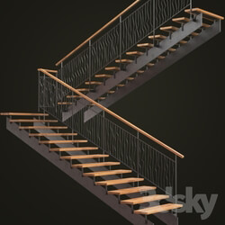 Staircase - forged stairs 