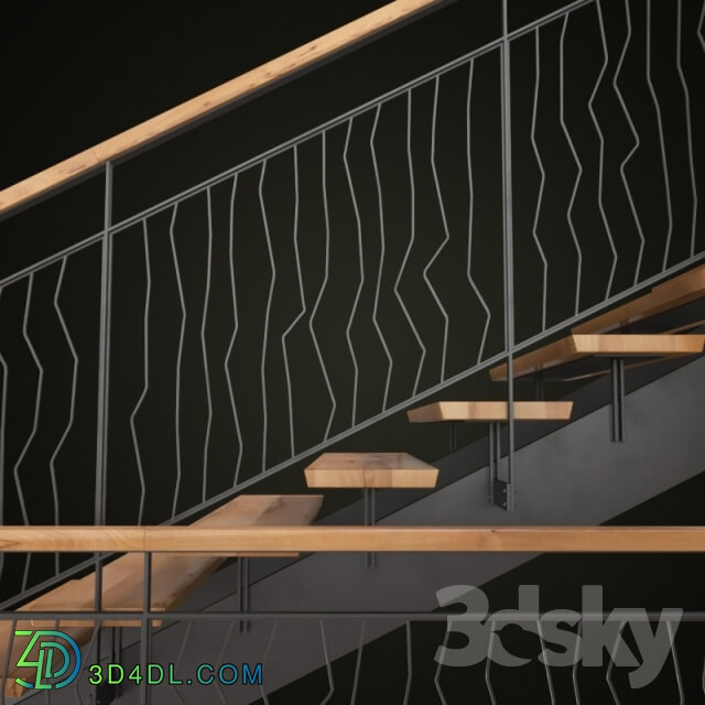 Staircase - forged stairs