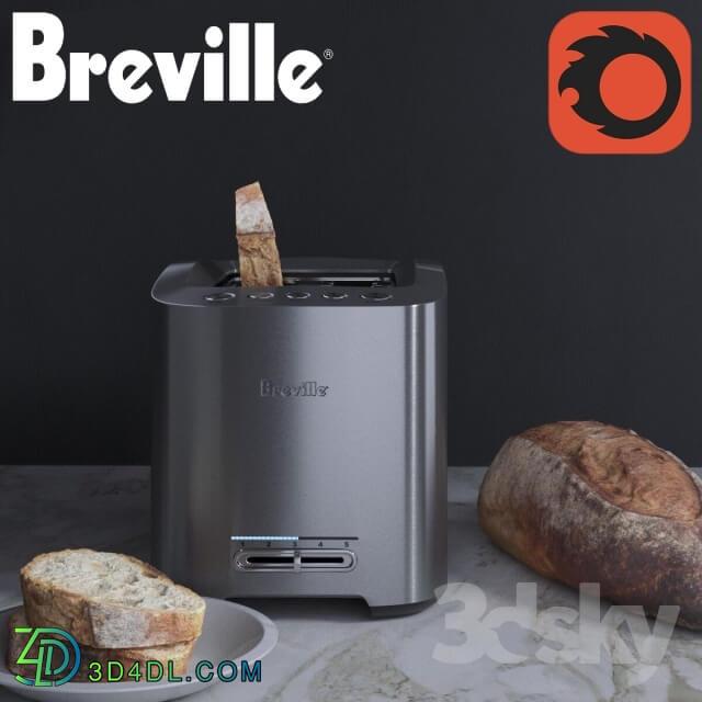 Kitchen appliance - Toaster _quot_Breville_quot_ with some bread