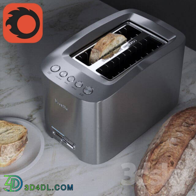 Kitchen appliance - Toaster _quot_Breville_quot_ with some bread