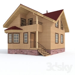 Building - Wooden cottage 