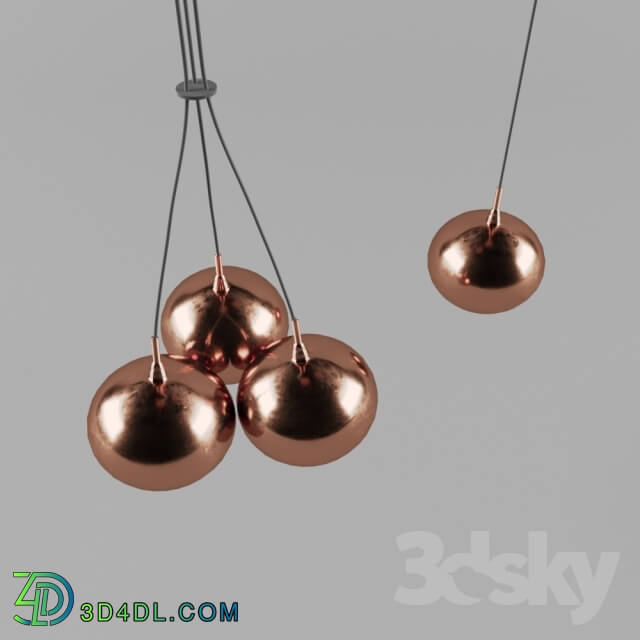 Ceiling light - Nowodvorski 6242 LIPARI COPPER