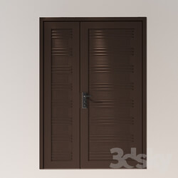 Doors - Unequal double door 