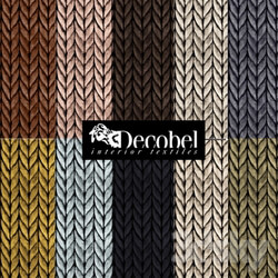 Fabric - Seamless texture _Pigtail_ _10 pcs._ Decobel 