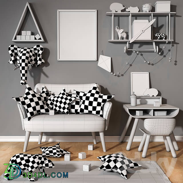 Full furniture set - Children set 02