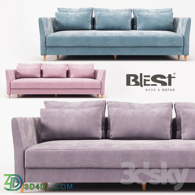 Sofa - OM Divan straight Atari in DL3 configuration from the manufacturer Blest TM