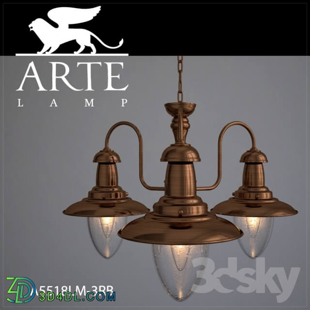 Ceiling light - Chandelier ArteLamp A5518LM-3RB