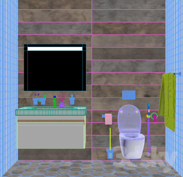 Bathroom furniture - Bathroom set part 1