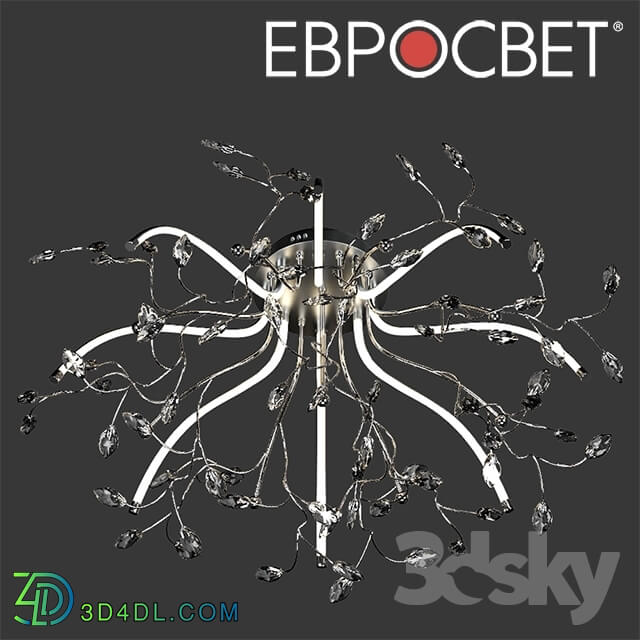 Ceiling light - OM LED chandelier with crystal Eurosvet 90036_8