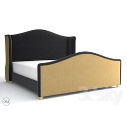Bed - Athena king size bed 5009k Velvet 