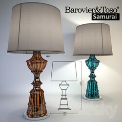Table lamp - Barovier_Toso _ Samurai 7052 