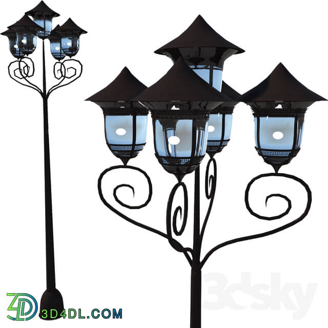 Street lighting - Oldschool lantern