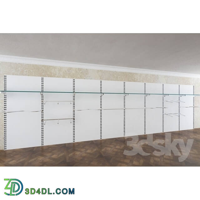 Shop - Rack for clothes_ prefabricated