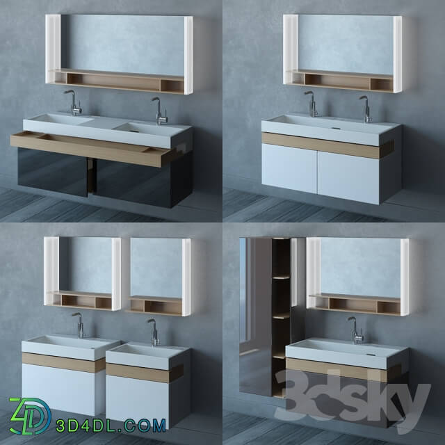 Bathroom furniture - Jacob Delafon TERRACE _Full set_