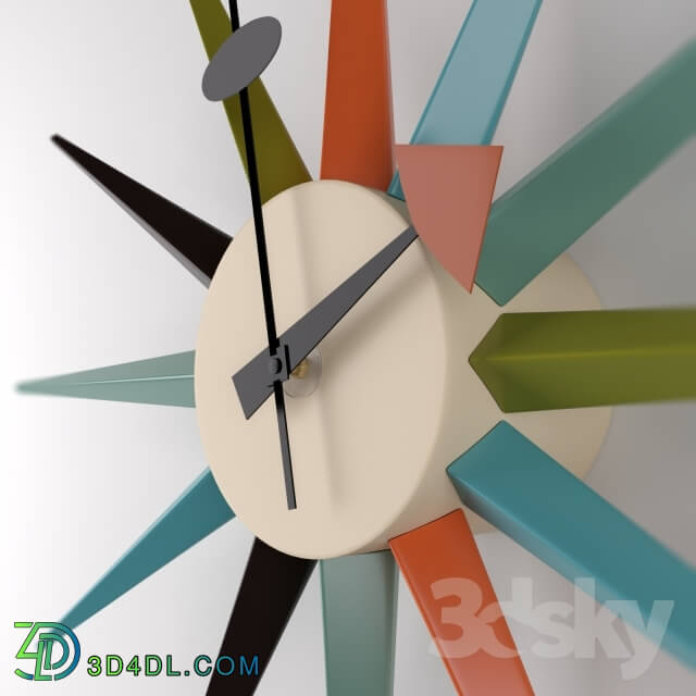 Other decorative objects - Vitra Sunburst Clock