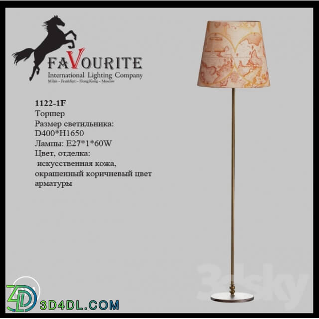 Floor lamp - Favourite 1122-1F floor lamp