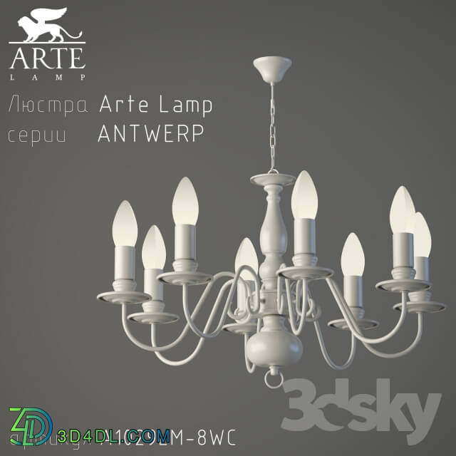 Ceiling light - Arte Lamp Antwerp A1029LM-8WC