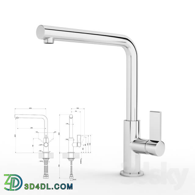 Fauset - Gessi Emporio - Kitchen Mixer