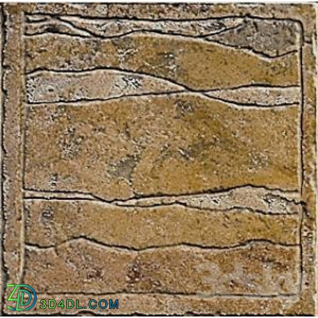 Wall covering - African Stone tiles 24 pieces