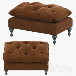 Other soft seating - HPDECOR Decorista Choco ottoman 