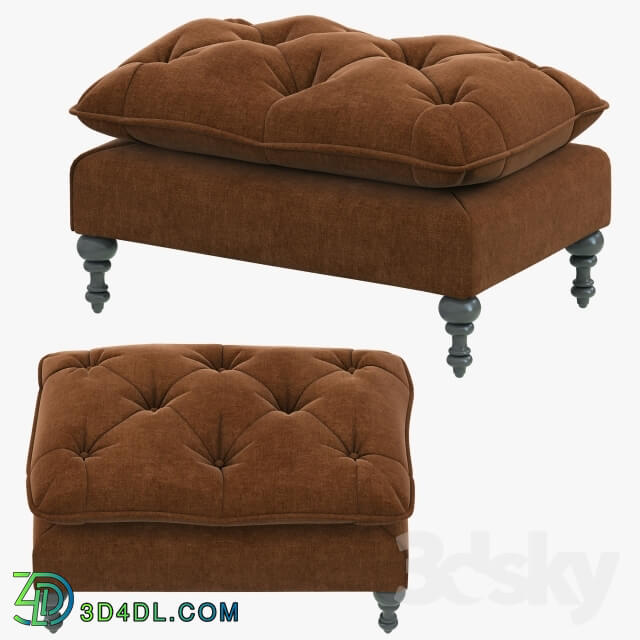 Other soft seating - HPDECOR Decorista Choco ottoman