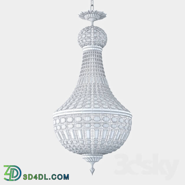 Ceiling light - RH mpire crystal chandelier