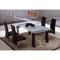Table _ Chair - table with chairs Tonin Casa 