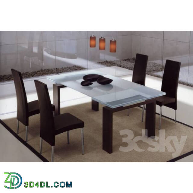 Table _ Chair - table with chairs Tonin Casa
