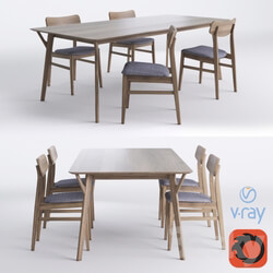 Table _ Chair - Miton - Chair _Table 