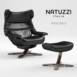 Arm chair - Natuzzi REVIVE Wing back 