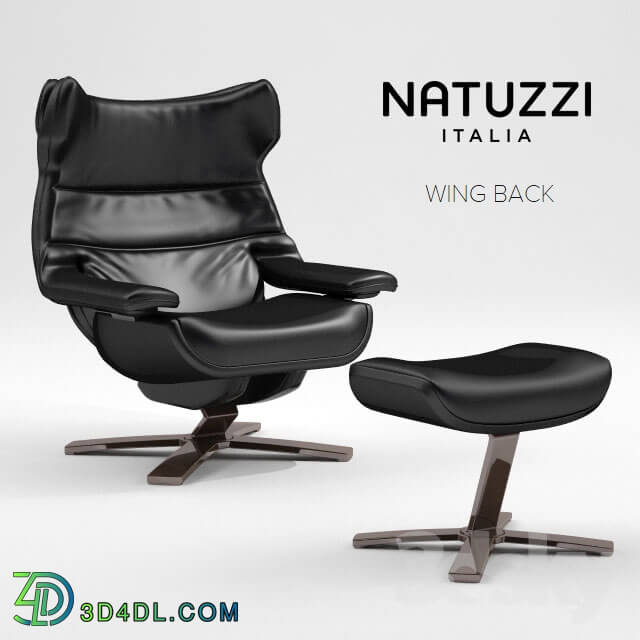 Arm chair - Natuzzi REVIVE Wing back