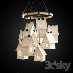 Ceiling light - Chandelier handmade 