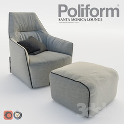 Arm chair - POLIFORM Santa Monika lounge 