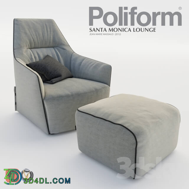 Arm chair - POLIFORM Santa Monika lounge