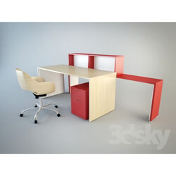 Office furniture - table Fantoni Tre 