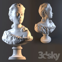 Sculpture - girl Bust 