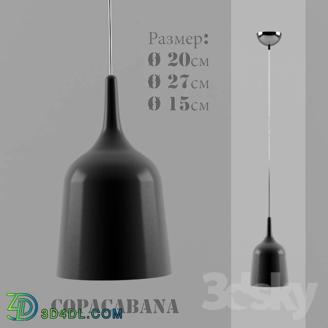 Ceiling light - Metalarte Copacabana Pendant