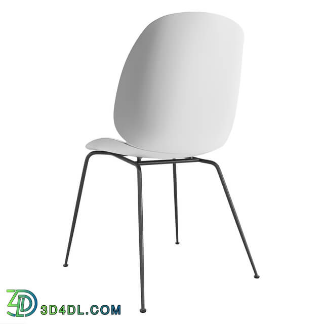 Chair - Gubi Beetle Dining Chair _Un upholstered Conic base_