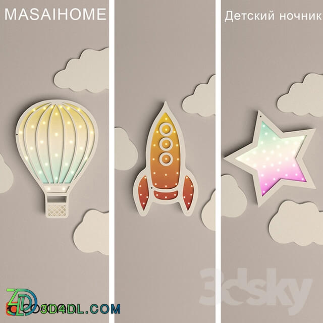 Miscellaneous - Children__39_s night light MASAIHOME TOUCHLIGHT