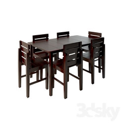 Table _ Chair - Six Seater Dinning Table 