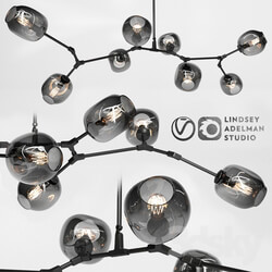 Ceiling light - Branching bubble 8 lamps BLACK by Lindsey Adelman 