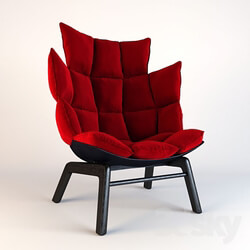 Arm chair - Husk chair factory B _amp_ B Italy 