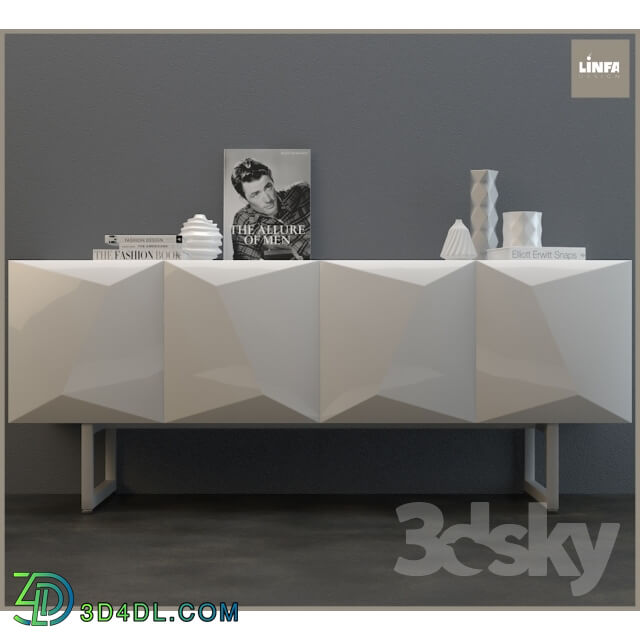 Sideboard _ Chest of drawer - Prisma Wall Cabinet by Claudio Lovadina for Linfa Design