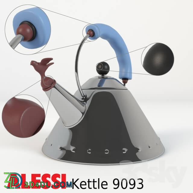 Other kitchen accessories - Alessi Kettle 9093