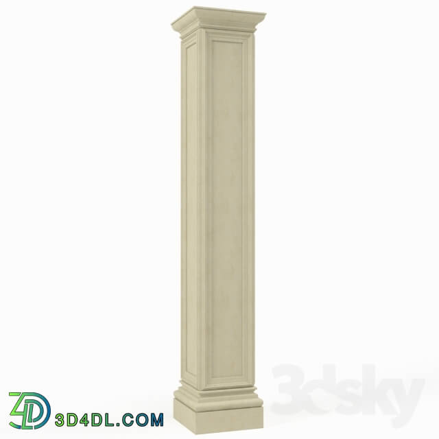 Decorative plaster - interior column